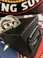 Black Hood/ Ostrich Skin