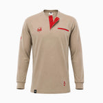 M Elite FR Long-Sleeve Work Tee - Black / Red