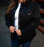 Static FR Woman's Pearl Snap Western Shirt