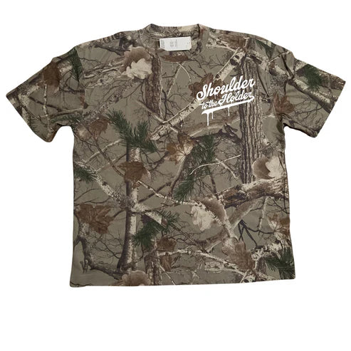 weld Scars Shoulder to the Holder Welder T-shirt Camo