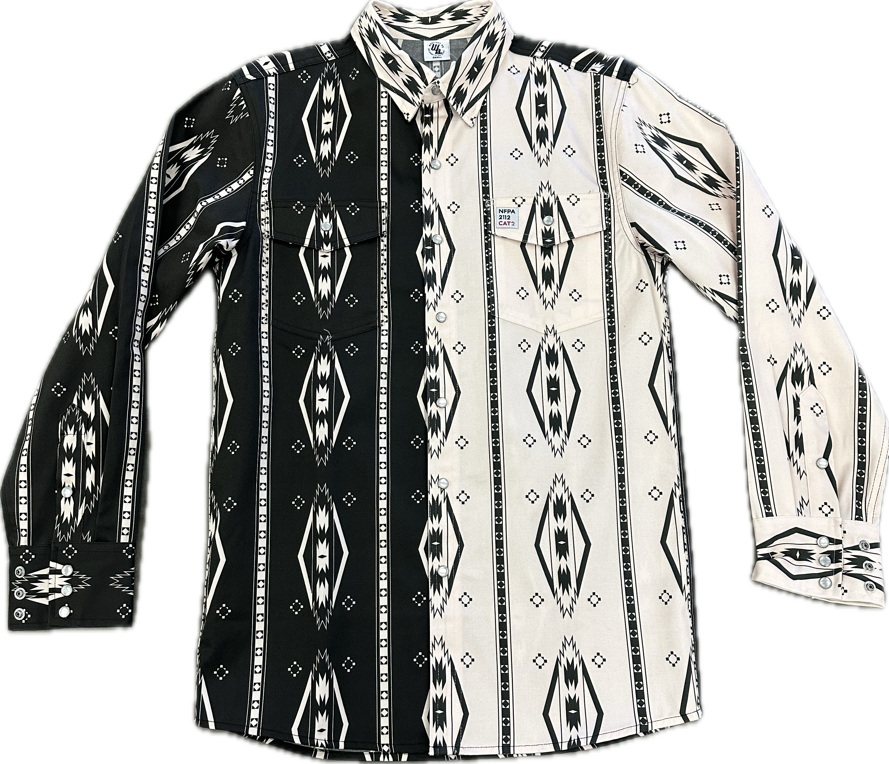 TWO TONE WELDING BUTTON-UP