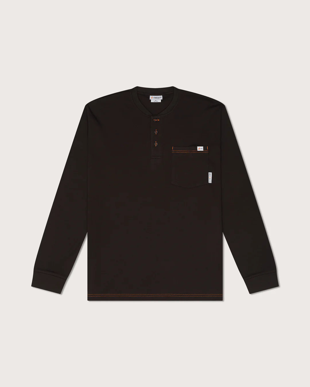 FR Henley Shirt- Black